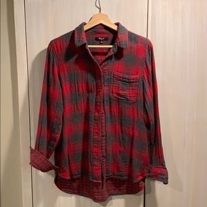 Madewell plaid flannel - M